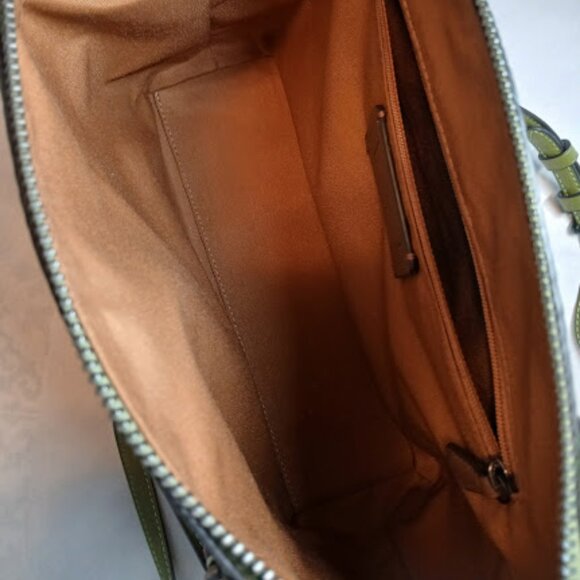 Coach leather and suede Handbag - Picture 6 of 7